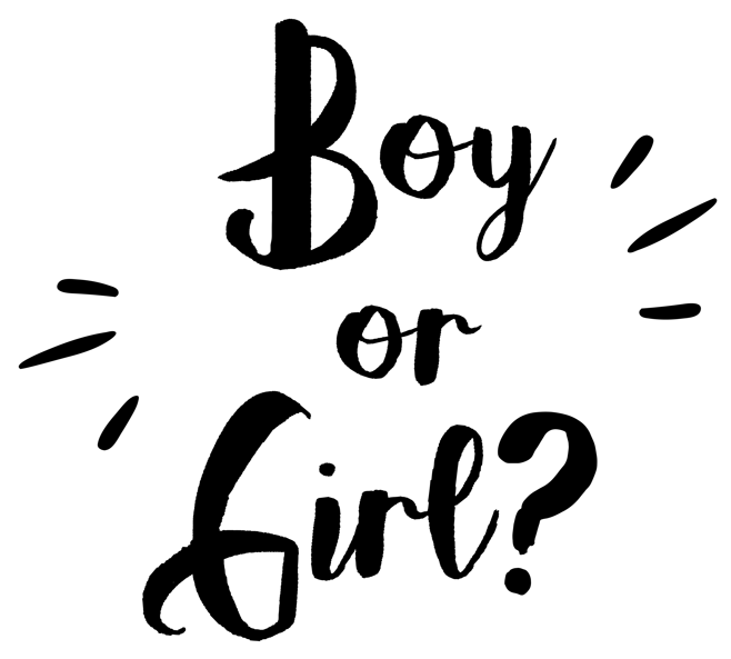 人氣baby shower / gender reveal party set - 黑色boy or girl 大乳膠氣球