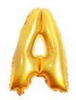 字母/數字 氣球 金色 | 18吋