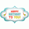 happy birthday 鋁膜氣球 | 大型 生日快樂