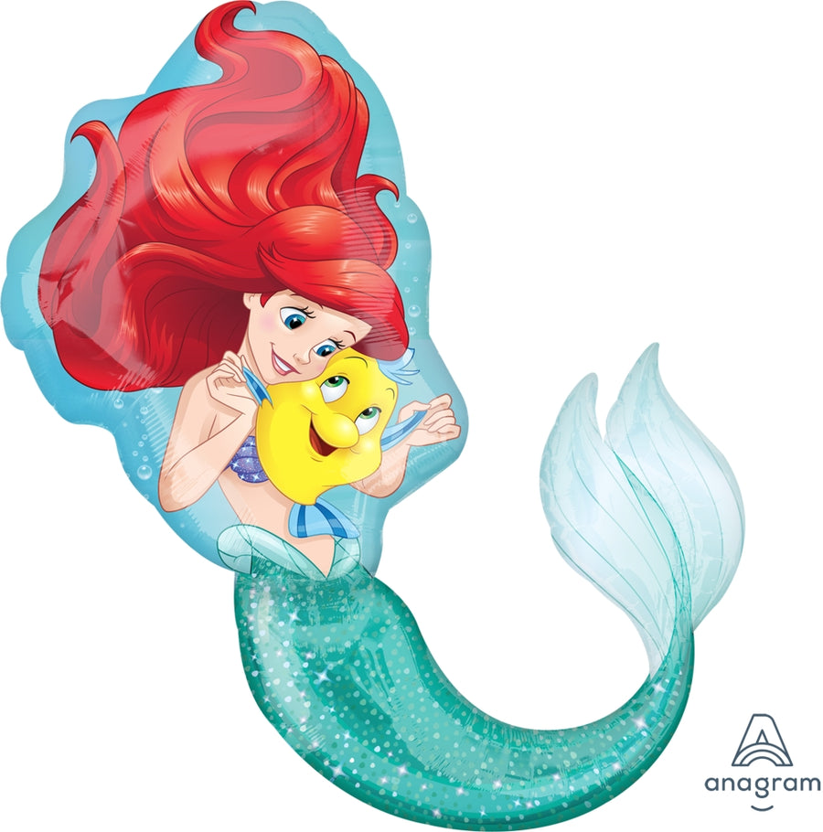 美人魚公主鋁質氣球 | 34吋 Ariel Little mermaid