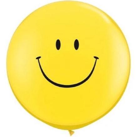 黃色笑臉 乳膠氣球 | 5吋 / 10吋 / 36吋 smiley face