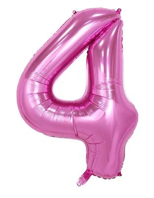 字母/數字 氣球 粉紅色 | 40吋