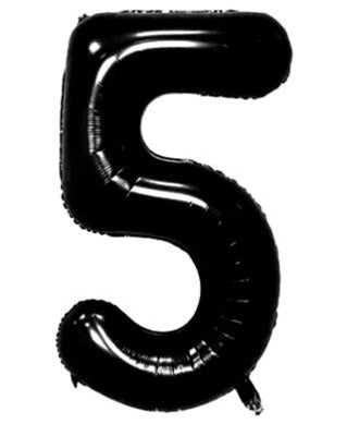 字母/數字 氣球 黑色 | 40吋