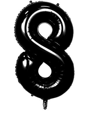 字母/數字 氣球 黑色 | 40吋