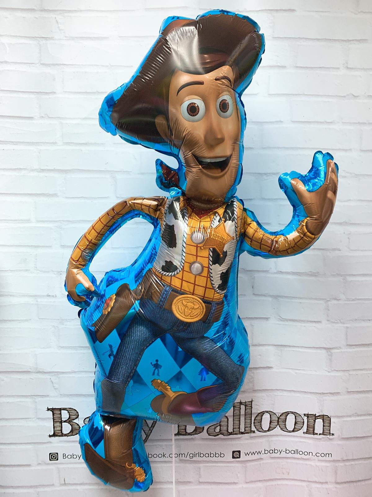 胡迪 藍色鋁膜氣球 | 44吋 反斗奇兵 玩具總動員 Toy Story