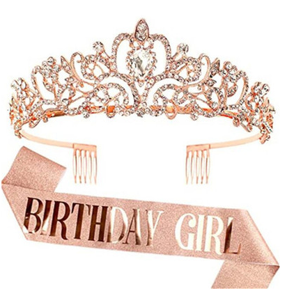 生日皇冠禮儀帶套裝 | birthday girl | birthday Queen