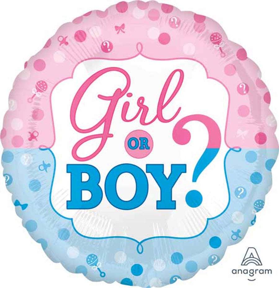boy or girl 鋁膜氣球 |18吋