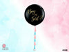人氣baby shower / gender reveal party set - 黑色boy or girl 大乳膠氣球