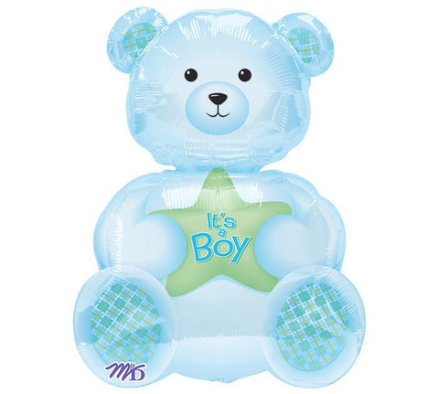 it' a boy熊仔鋁膜氣球 | 24吋  BBB27