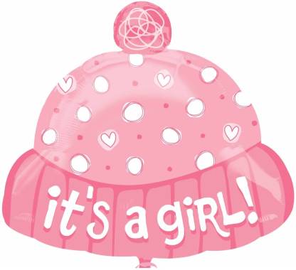 it's a 毛帽鋁膜氣球 | baby boy baby girl